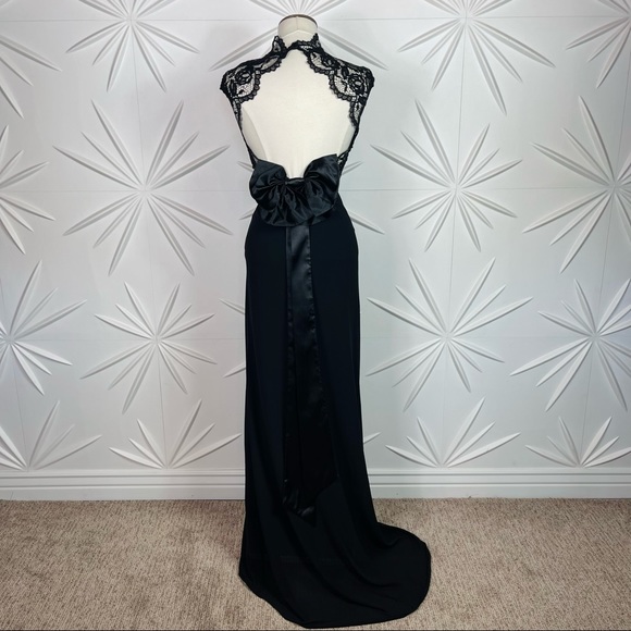 TFNC London for ASOS High Neck Lace Maxi Dress Size: XXS - XS - Picture 13 of 17